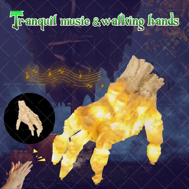 Creepy Halloween Zombie Hand Decoration – Bright Electric Prop for Spooky Parties 7