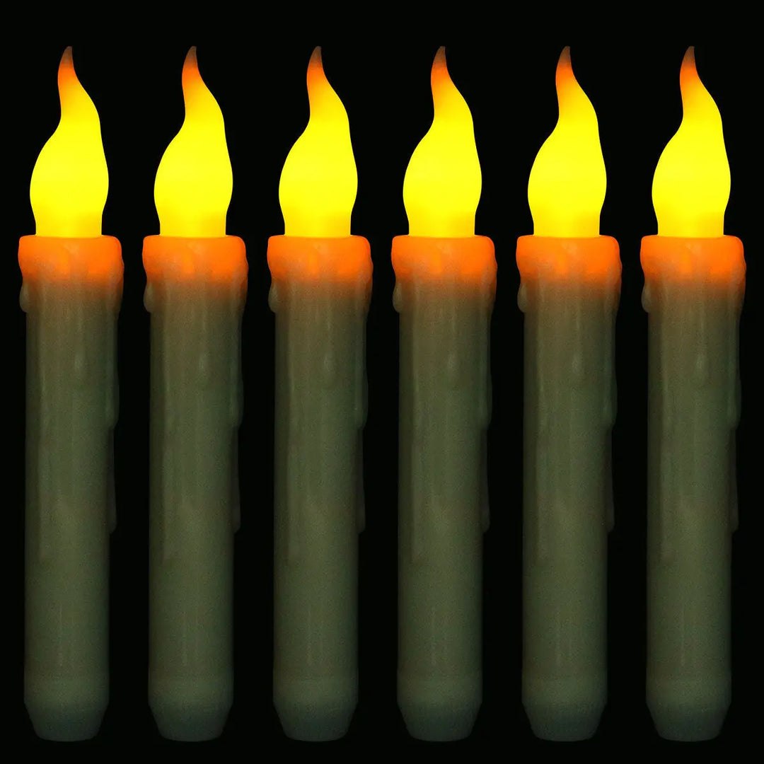 Halloween Floating Candles Set with Magic Wand – Creepy LED Décor for Parties, Battery-Operated, Safe and Reusable 4
