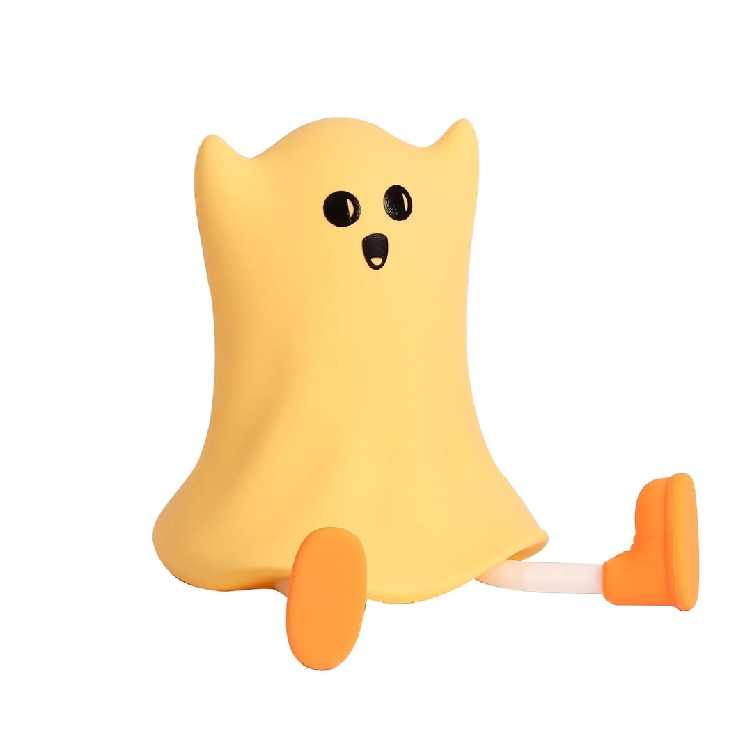 Halloween Ghost LED Night Light – Cute Cartoon Design for Kids' Rooms and Parties, Waterproof and Energy-Saving 1