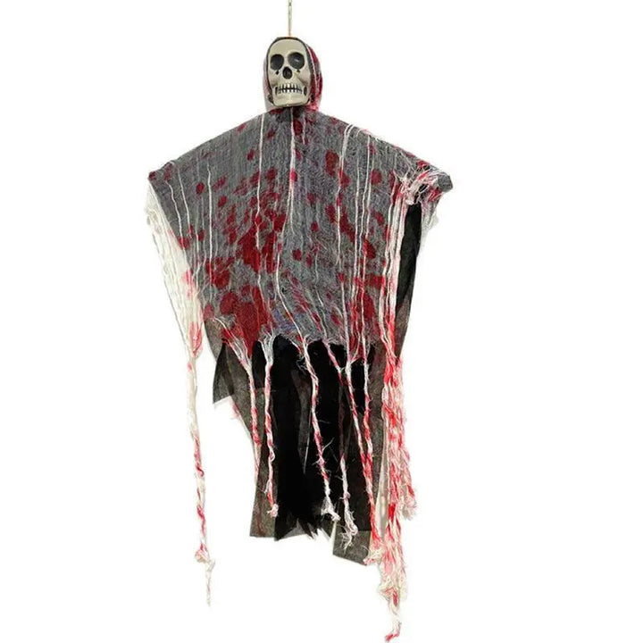 Spooky Hanging Bloody Skeletal Spirit Decoration – Scary Halloween Decoration for Indoor & Outdoor Use 6