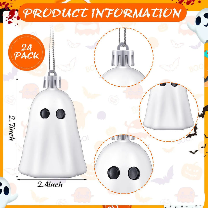 Spooky Hanging Ghosts Decoration Set – Perfect for Halloween Parties & Haunted Atmosphere 3