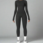 MunaWear  Sets  Amber - Stylish And Comfortable Long Sleeve Yoga Set With Leggings