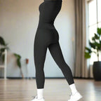 Amber - Stylish And Comfortable Long Sleeve Yoga Set With Leggings