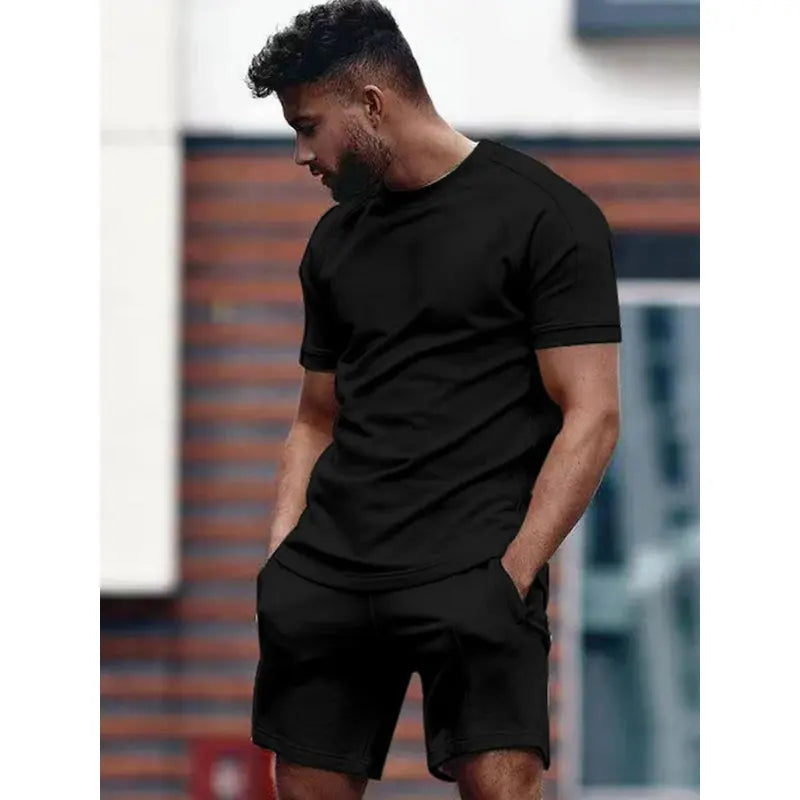 Ben – Comfortable Summer T-Shirt & Shorts Set for Men