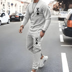 MunaWear - Sets - Björn – Multifunctional Mens Tracksuit for Stylish Comfort and Versatility - Gray / 4XL