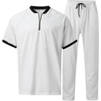 MunaWear - Sets - Brady – Slim-Fit Casual Summer Set with Quick-Drying Fabric & Breathable Design - 