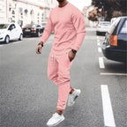 Timber - Luxe Mens Tracksuit Set with Adjustable Fit for Ultimate Comfort, Sizes - Pink