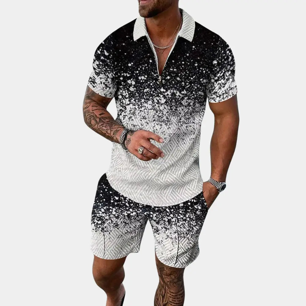 Ethan – Men's Summer Set with Stylish Polo and Shorts for Ultimate Comfort Size S-XL 2