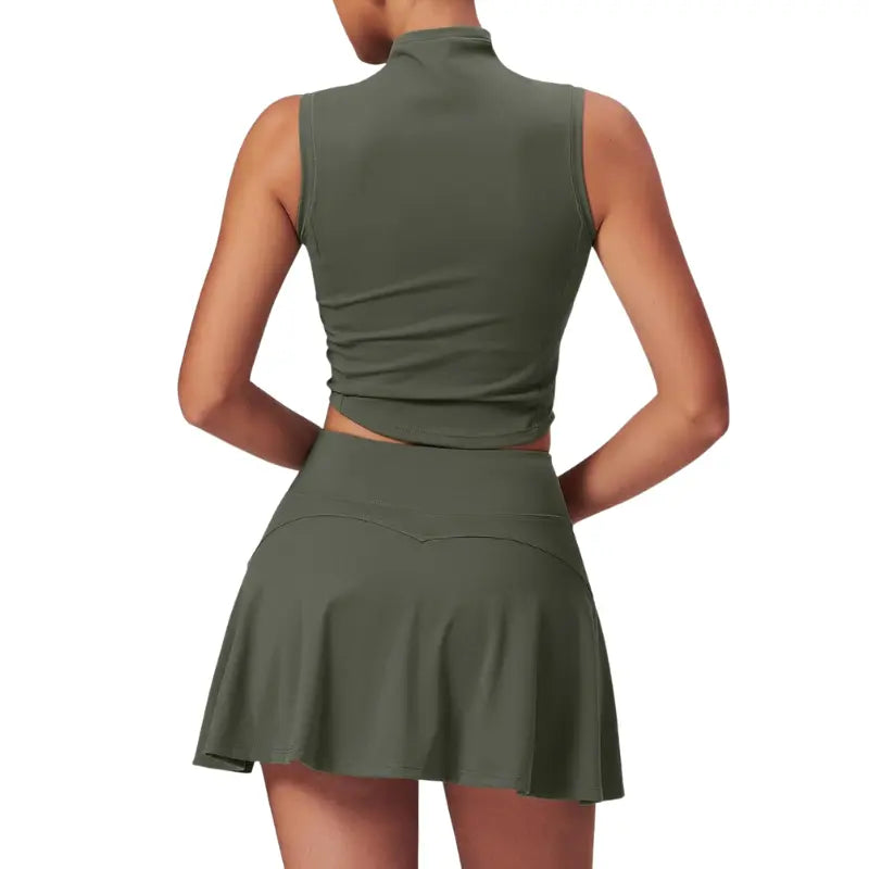 MunaWear - Sets - Isabella - Stylish Two-Piece Sports Set for Tennis, Padel, and Hockey Enthusiasts - 