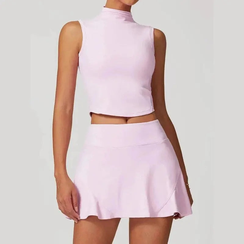 MunaWear  Sets  Isabella - Stylish Two-Piece Sports Set for Tennis, Padel, and Hockey Enthusiasts