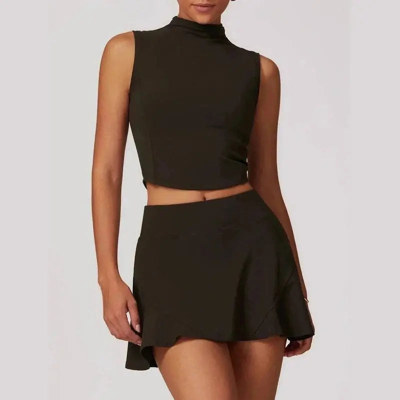 MunaWear  Sets  Isabella - Stylish Two-Piece Sports Set for Tennis, Padel, and Hockey Enthusiasts