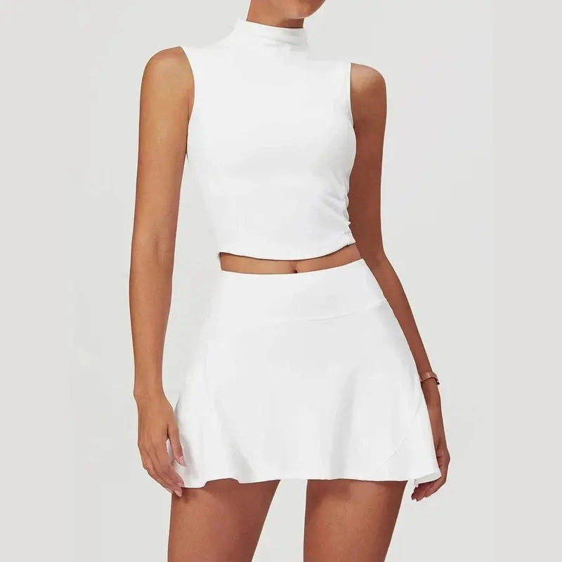 MunaWear  Sets  Isabella - Stylish Two-Piece Sports Set for Tennis, Padel, and Hockey Enthusiasts