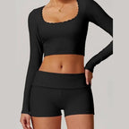 MunaWear  Sets  Jasmine - Stylish High-Waisted Yoga Set for the Modern Fitness Enthusiast