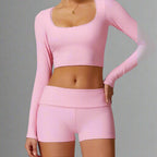 MunaWear  Sets  Jasmine - Stylish High-Waisted Yoga Set for the Modern Fitness Enthusiast