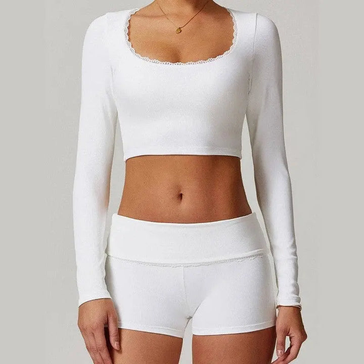 MunaWear  Sets  Jasmine - Stylish High-Waisted Yoga Set for the Modern Fitness Enthusiast
