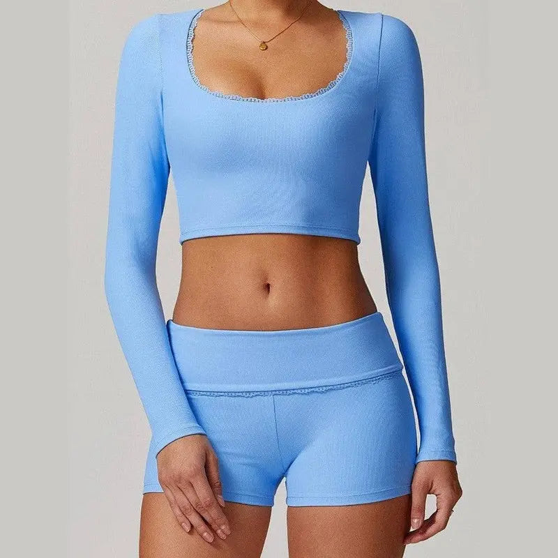 MunaWear  Sets  Jasmine - Stylish High-Waisted Yoga Set for the Modern Fitness Enthusiast