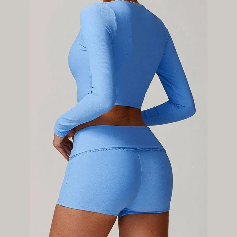 MunaWear  Sets  Jasmine - Stylish High-Waisted Yoga Set for the Modern Fitness Enthusiast