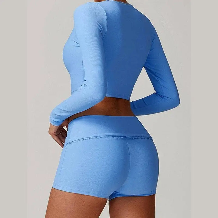 MunaWear  Sets  Jasmine - Stylish High-Waisted Yoga Set for the Modern Fitness Enthusiast