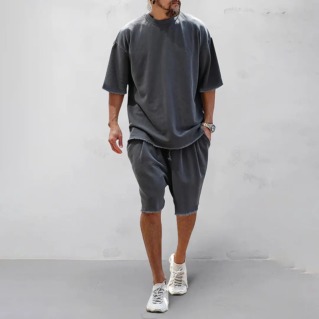 Liam – Men's Summer Set with Relaxed Fit & Adjustable Waistband, Perfect for Casual Outings, Size XS-L 2