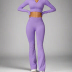 MunaWear  Sets  Mia - Stylish Fitness Jacket And Leggings Set Perfect For Yoga And Padel