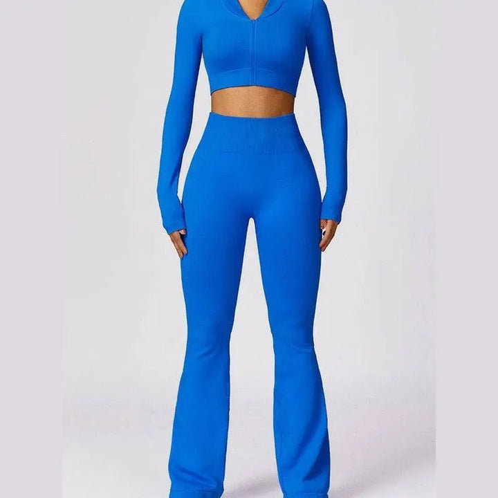 MunaWear  Sets  Mia - Stylish Fitness Jacket And Leggings Set Perfect For Yoga And Padel