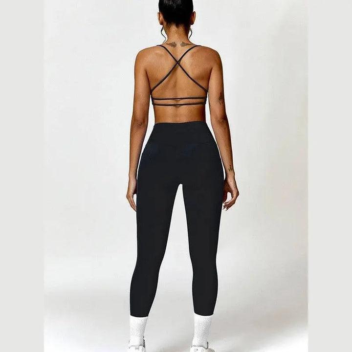 MunaWear  Sets  Mila - Trendy Triangle Yoga & Fitness Set for Peak Performance