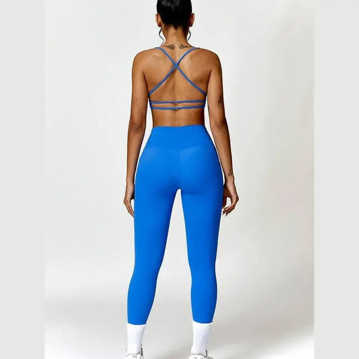 MunaWear  Sets  Mila - Trendy Triangle Yoga & Fitness Set for Peak Performance