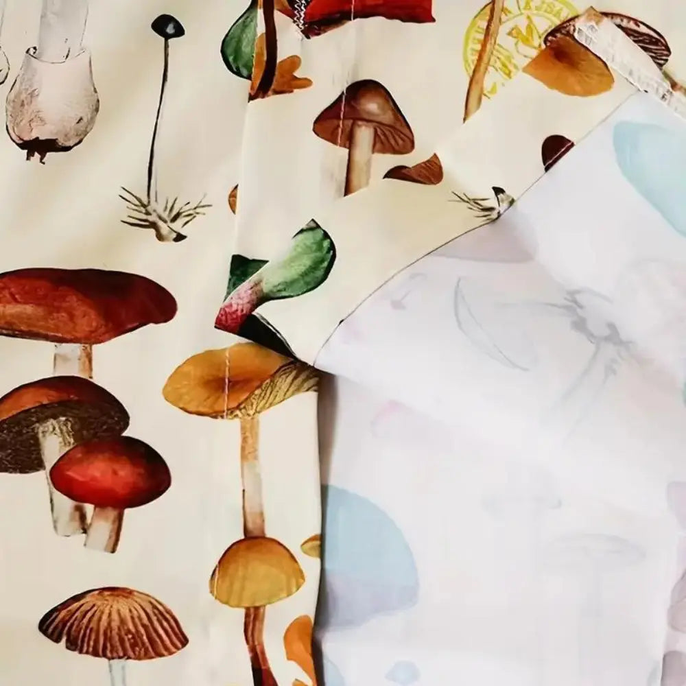 Terrance – Men's Colorful Summer Outfit Set with Playful Mushroom Print, Size S-L 2