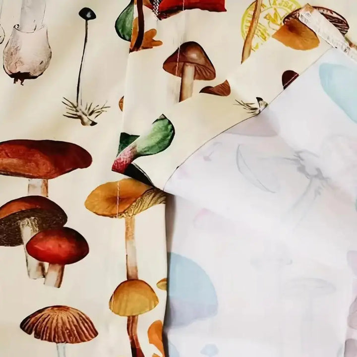 Terrance – Men's Colorful Summer Outfit Set with Playful Mushroom Print, Size S-L 2