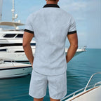 MunaWear - Sets - Weston – Men's Summer Set with Stylish Polo and Shorts for Ultimate Comfort - 