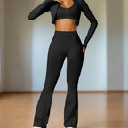 Yara - Stylish Fitness Jacket And Leggings Set Perfect For Yoga And Padel
