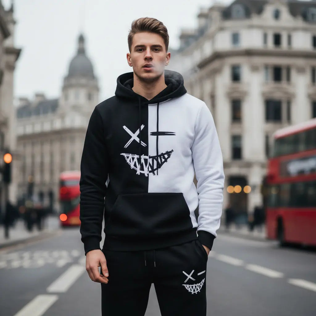 MunaWear - Sets - Zane – Stylish Two-Piece Comfort Set for Men, Hoodie & Pants - 