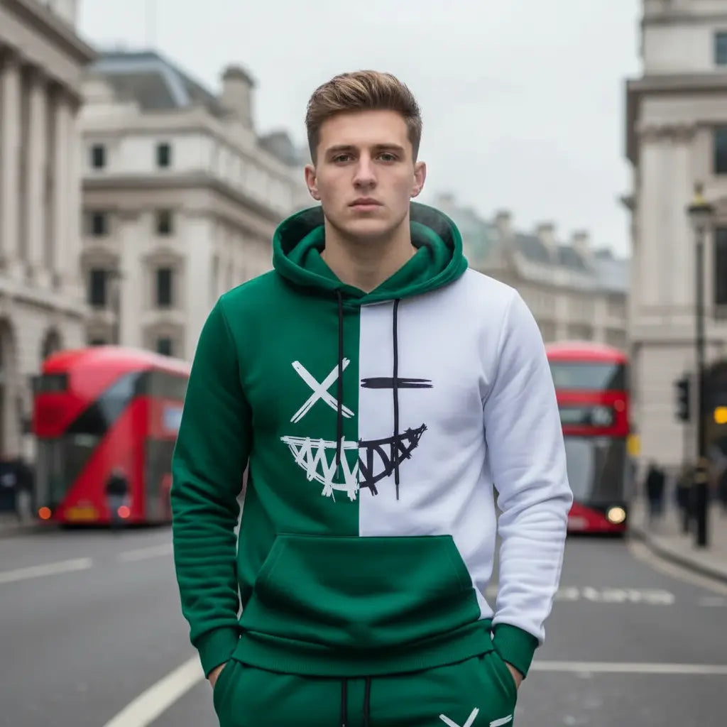 MunaWear - Sets - Zane – Stylish Two-Piece Comfort Set for Men, Hoodie & Pants - 