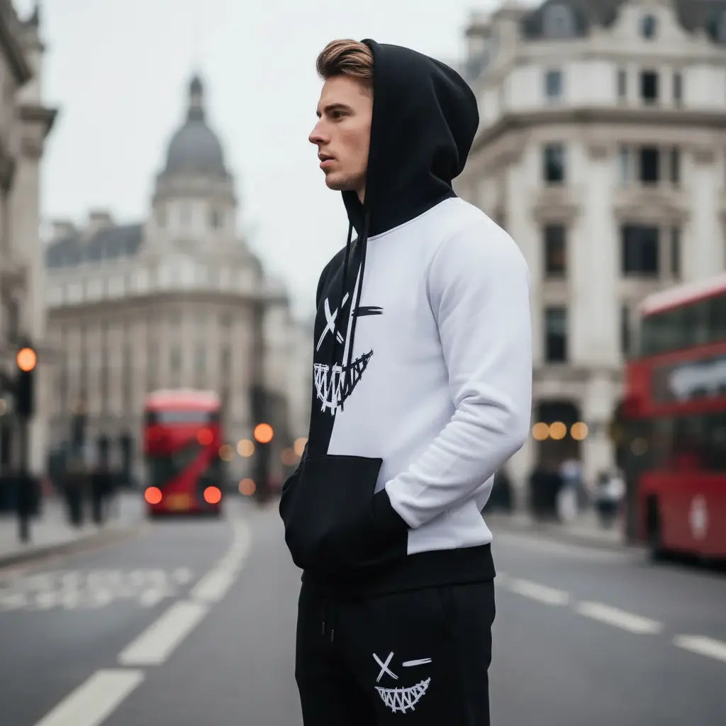 MunaWear - Sets - Zane – Stylish Two-Piece Comfort Set for Men, Hoodie & Pants - 