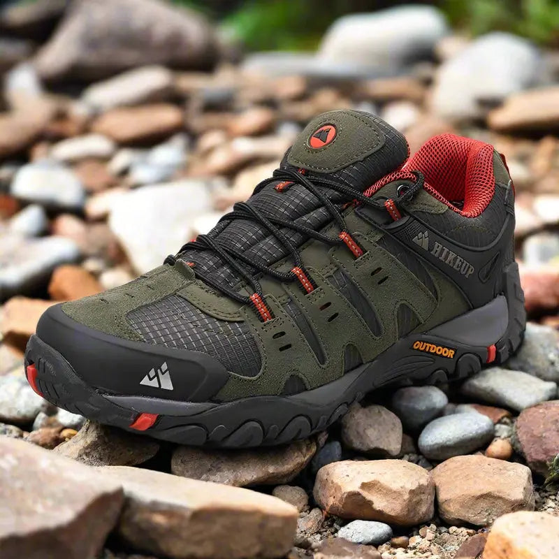 MunaWear  Shoes  Bravestone - Durable Suede Leather Hiking Boots for Men, Comfortable Outdoor Walking & Trekking Footwear