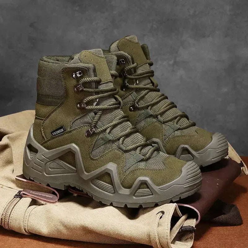 Ethan – Waterproof Tactical Boots for Men with Adjustable Straps for Combat & Outdoor Activities Size 7-12 9