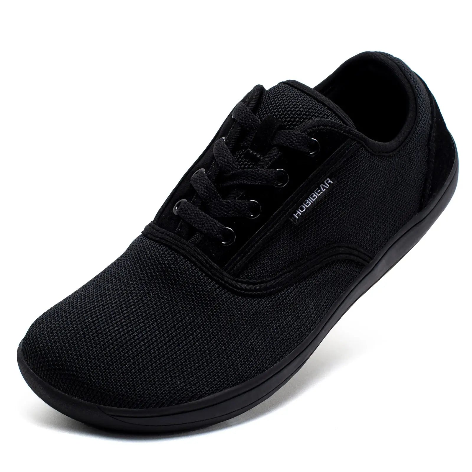 MunaWear  Shoes  Ethan – Wide-Toe-Box Barefoot Running Shoes, Minimalist & Breathable Zero Drop Trail Footwear  All-black-46