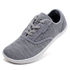 MunaWear  Shoes  Ethan – Wide-Toe-Box Barefoot Running Shoes, Minimalist & Breathable Zero Drop Trail Footwear  Gray-40