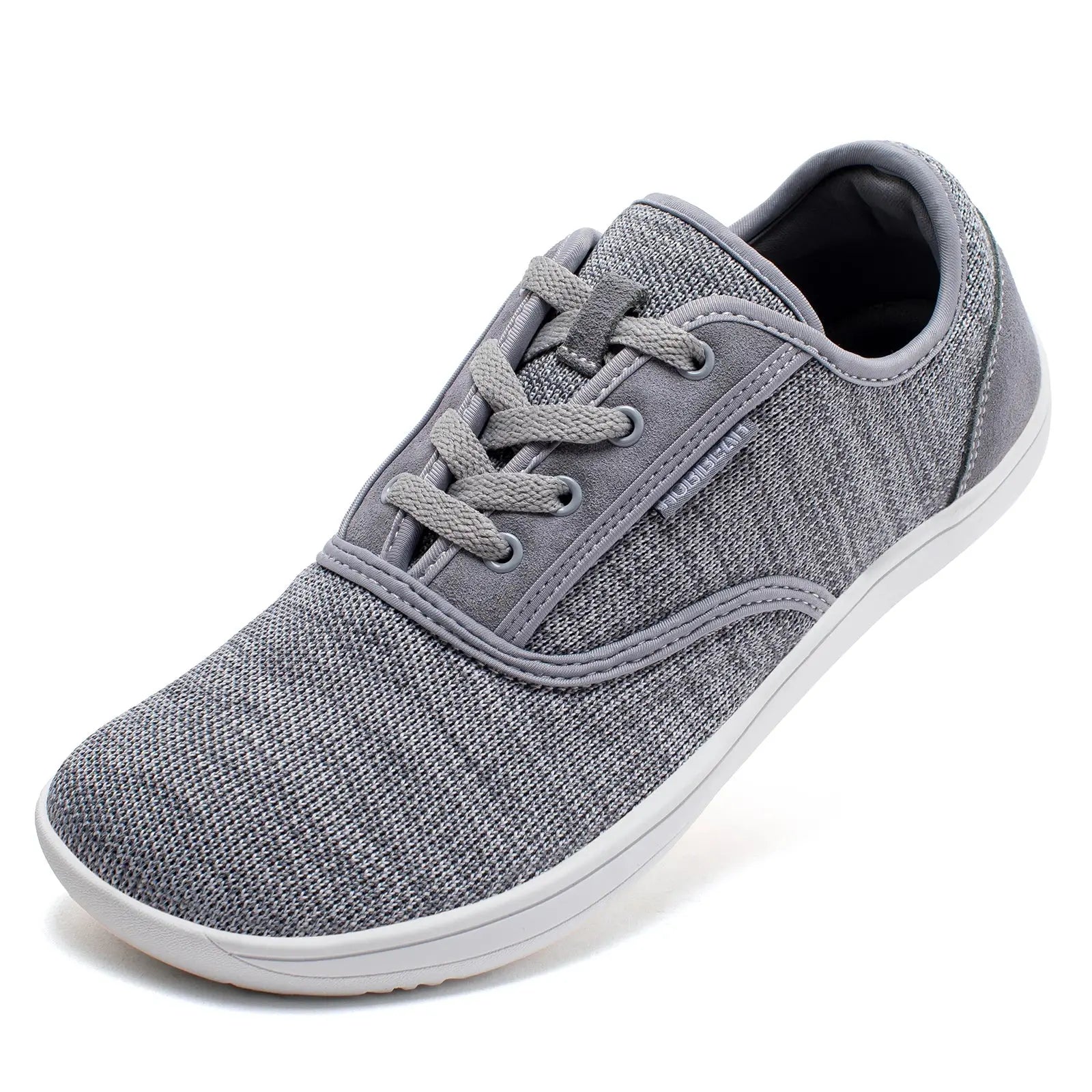 MunaWear  Shoes  Ethan – Wide-Toe-Box Barefoot Running Shoes, Minimalist & Breathable Zero Drop Trail Footwear  Gray-40