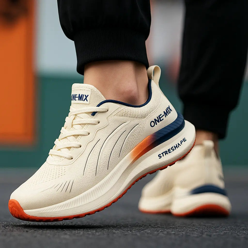 MunaWear  Shoes  Evan – Unisex Ultra-Lightweight Shock Absorbing Running Shoes with Non-Slip Outsole & Reflective Feature 