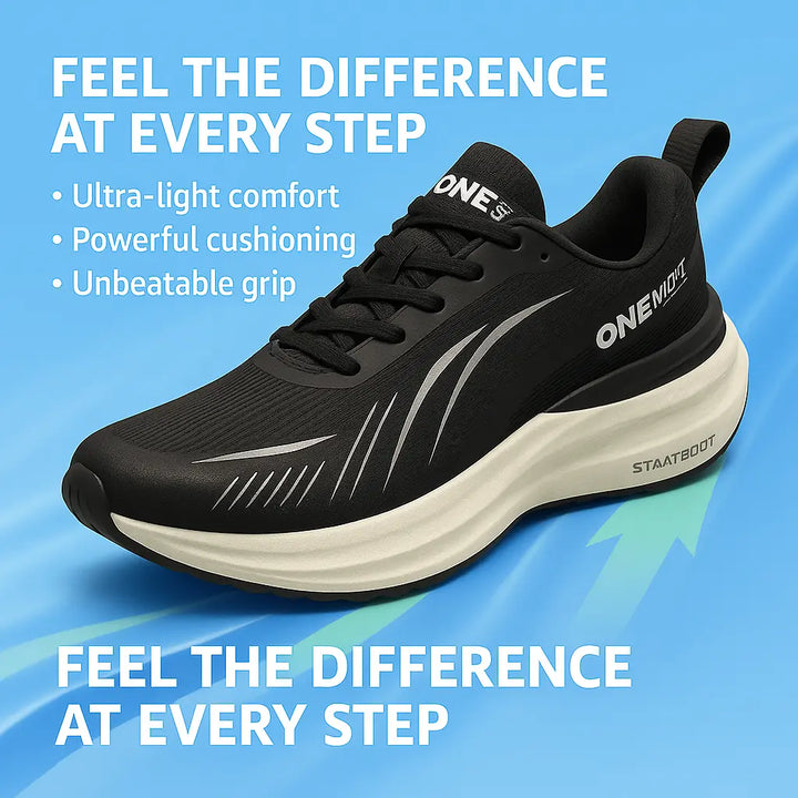 MunaWear  Shoes  Evan – Unisex Ultra-Lightweight Shock Absorbing Running Shoes with Non-Slip Outsole & Reflective Feature 