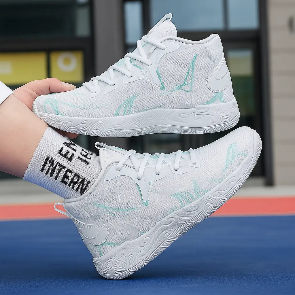 Jaxon - Breathable Basketball Shoes for Men and Women with Comfortable Fit for Training and Casual Wear