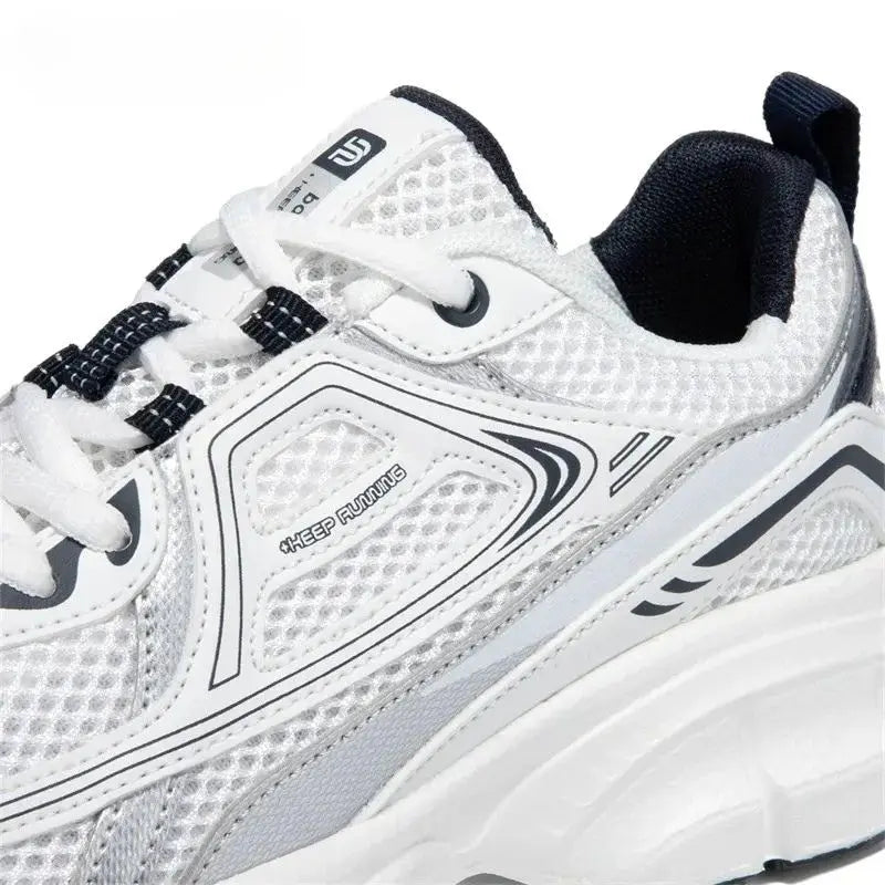 MunaWear  Shoes  Kaia – White Women's Trainers with Lightweight Breathable Design & Anti-Slip Sole for Outdoor Jogging 
