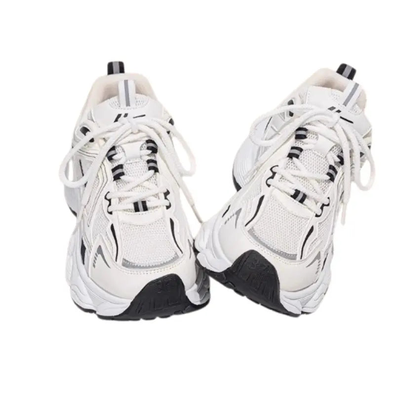 Kaia – White Women's Trainers with Lightweight Breathable Design & Anti-Slip Sole for Outdoor Jogging