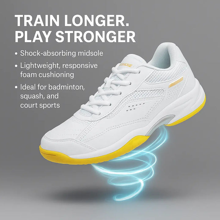 MunaWear  Shoes  Kenji - Durable Sport Shoes for Men and Women, Breathable Trainers for Badminton and Table Tennis 