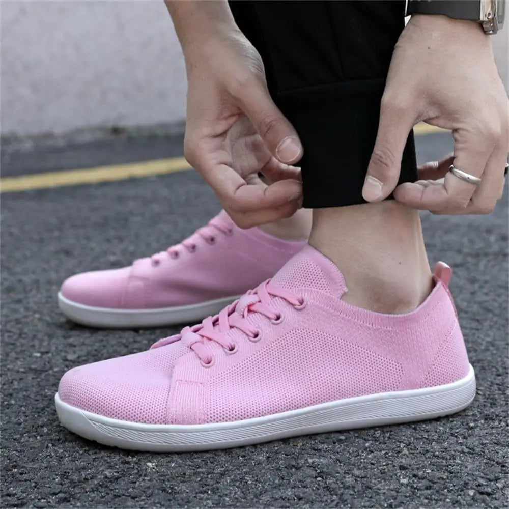 MunaWear - Shoes - Kiara - Wide Toe Minimalist Barefoot Running Shoes with Zero Drop Sole and Breathable Mesh for Women - 