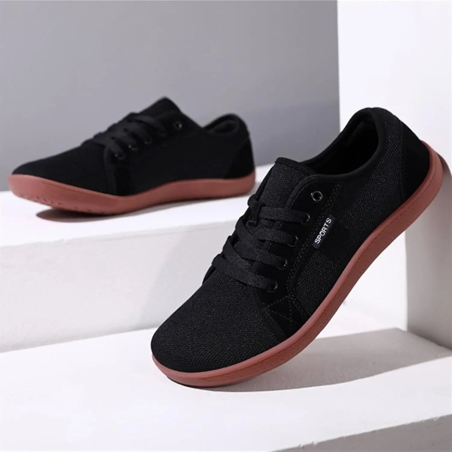 MunaWear - Shoes - Noah – Men's Wide-Toe-Box Barefoot Running Shoes, Minimalist & Breathable Zero Drop Trail Footwear - 