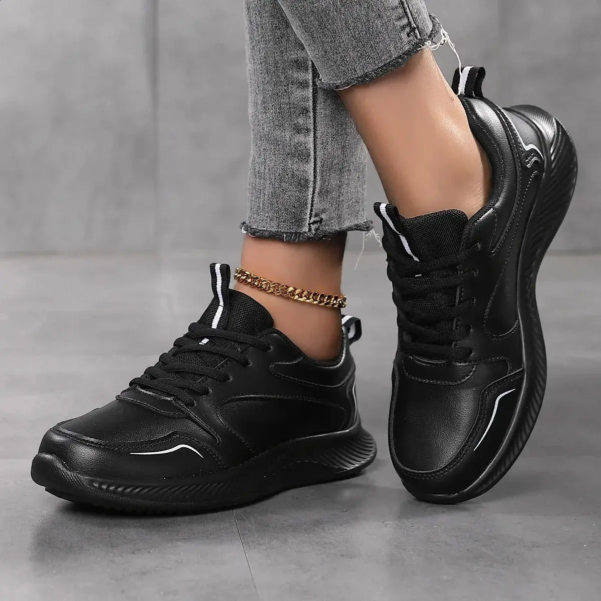 MunaWear - Shoes - Nyla – Women's White Slip On Sneakers for Casual Comfort and Active Lifestyle - 