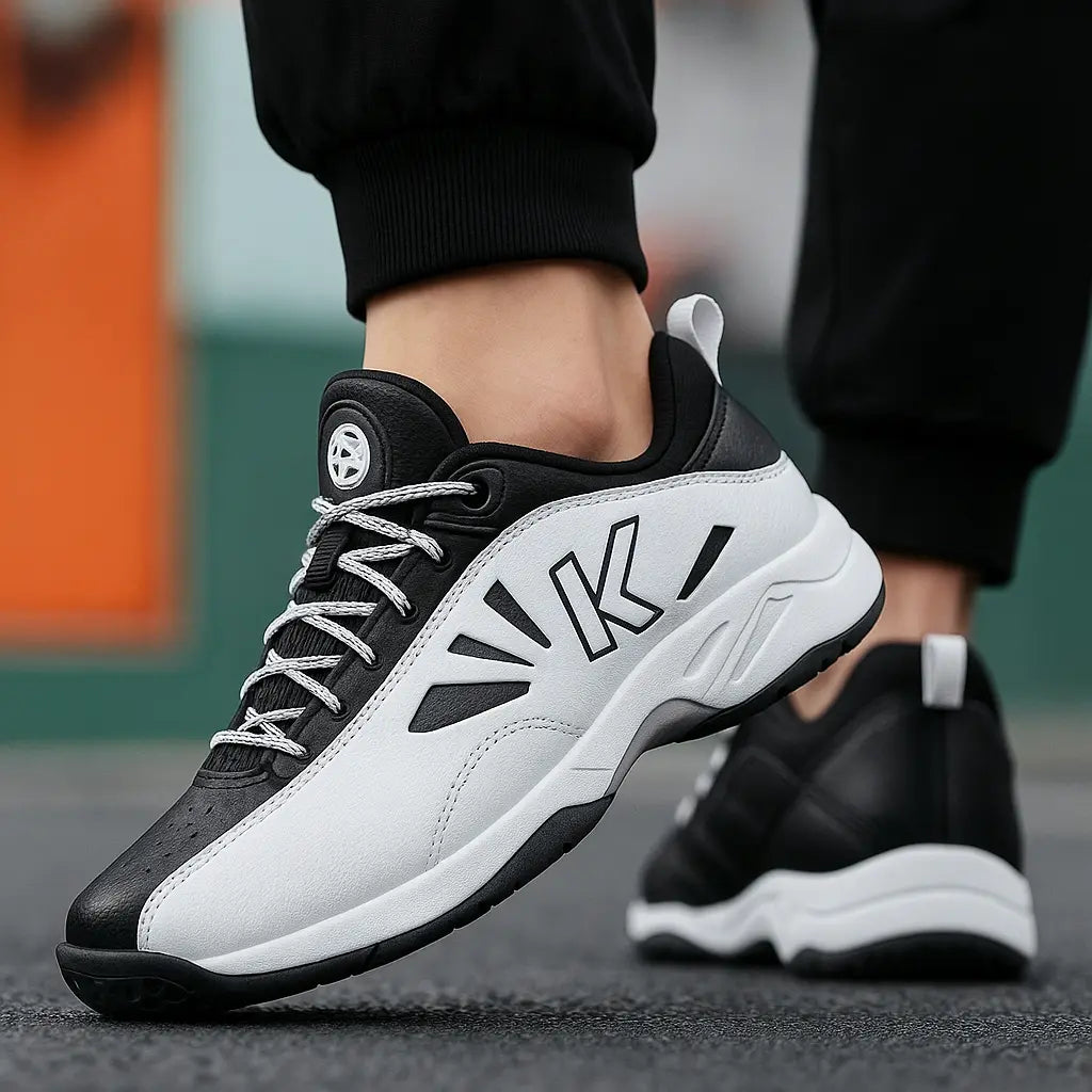 MunaWear  Shoes  Orion – Professional Badminton Shoes for Men with Shock Absorption and Carbon Fiber Support 