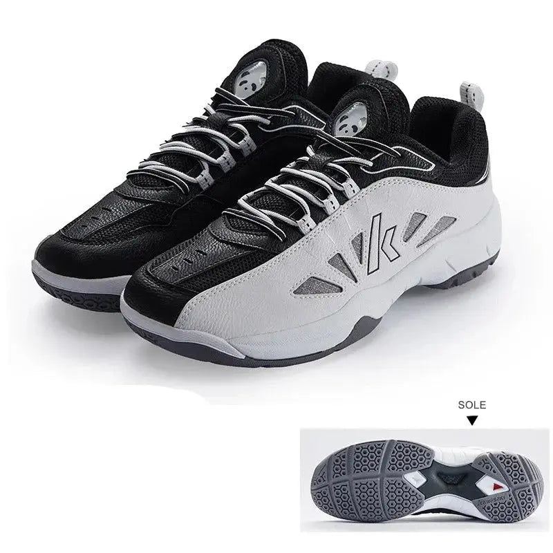 MunaWear - Shoes - Orion – Professional Badminton Shoes for Men with Shock Absorption and Carbon Fiber Support - 